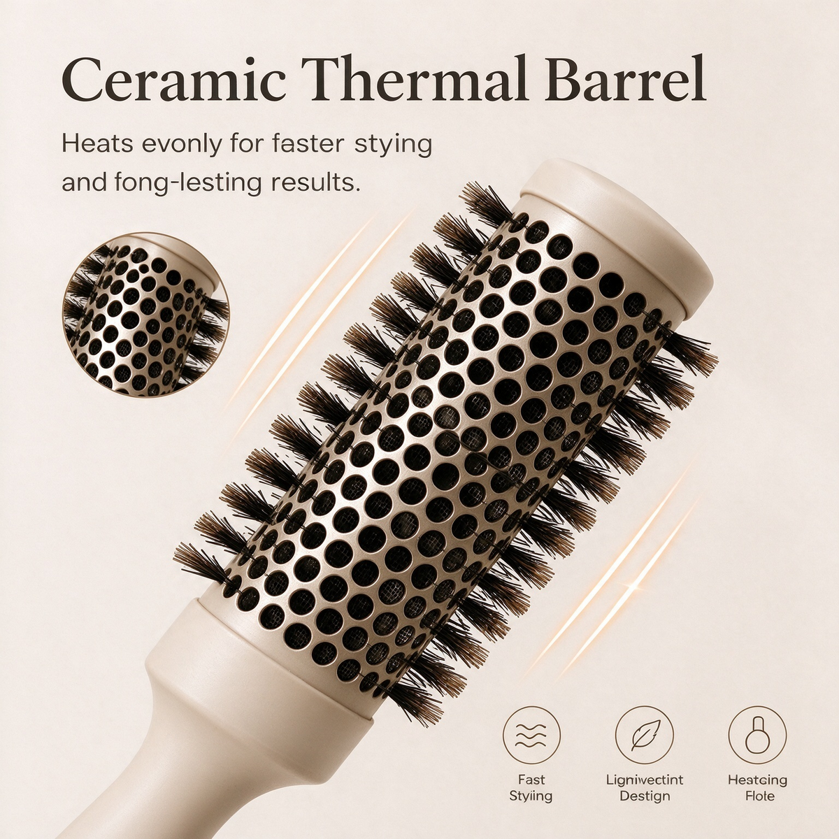 Round Thermal Hair Brush