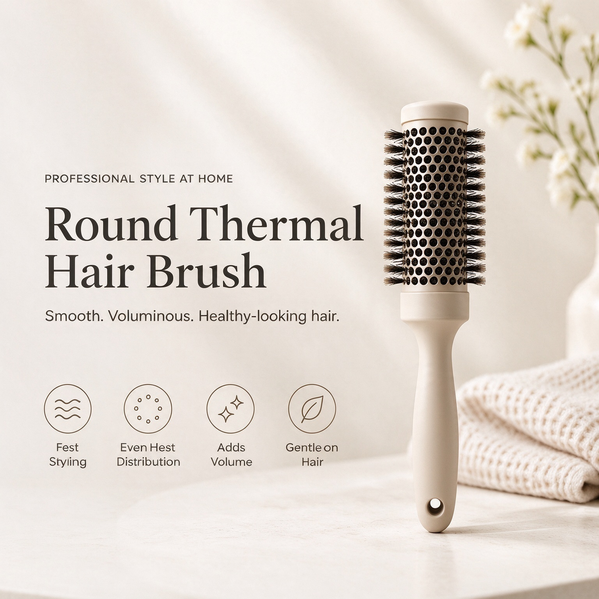 Round Thermal Hair Brush