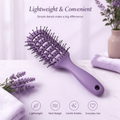 Lavender Vent Brush – Lightweight Detangling Hairbrush