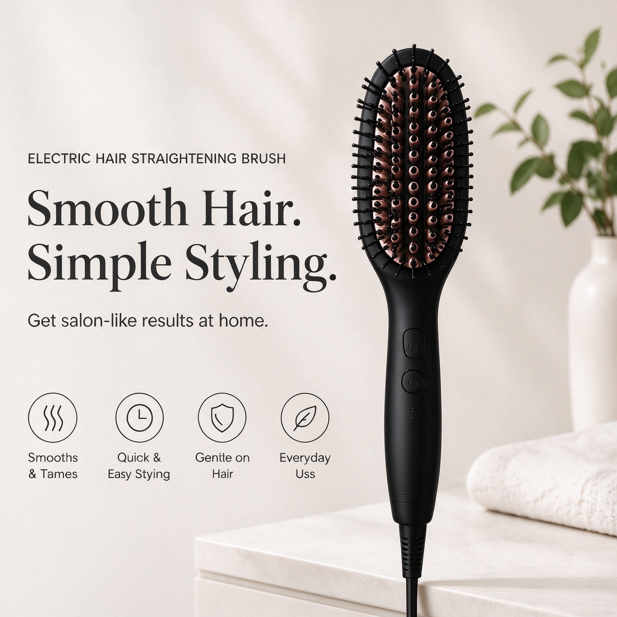 Electric Straightening Brush