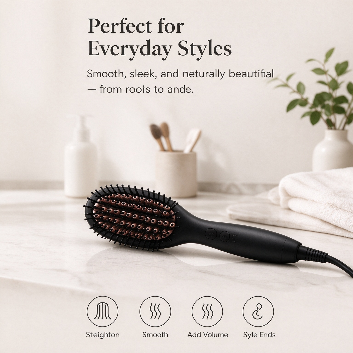 Electric Straightening Brush